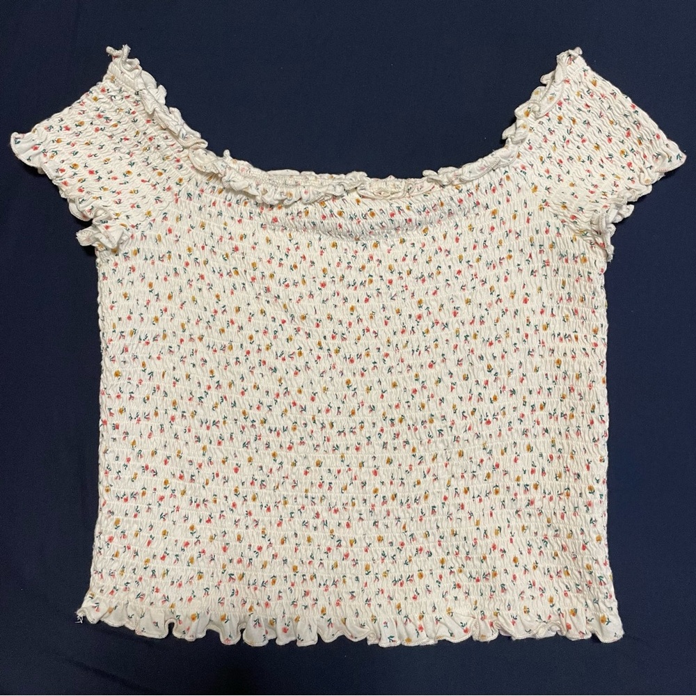 Floral Off the Shoulder Top - American Eagle